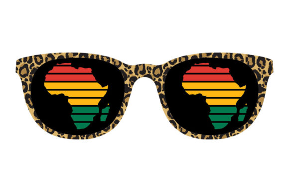 Africa Leopard Print Sunglasses PNG SVG Review