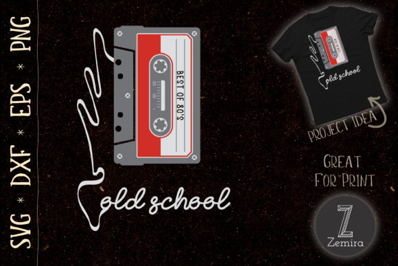 Cassette Tape Old School 80s Retro