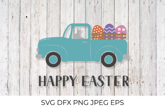 Easter Retro Truck with Eggs Review