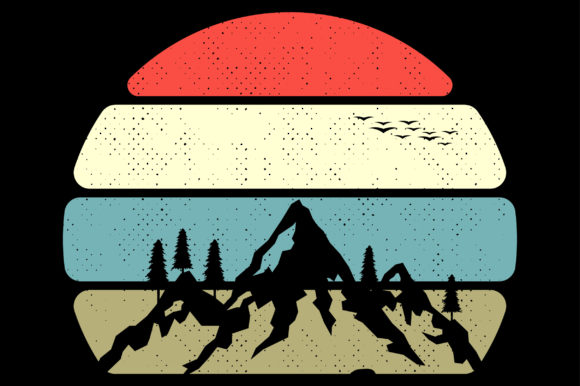 Mountain Retro Vintage Sunset Embroidery Review