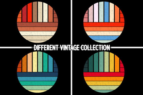 Retro Sunset Vintage Clipart Review