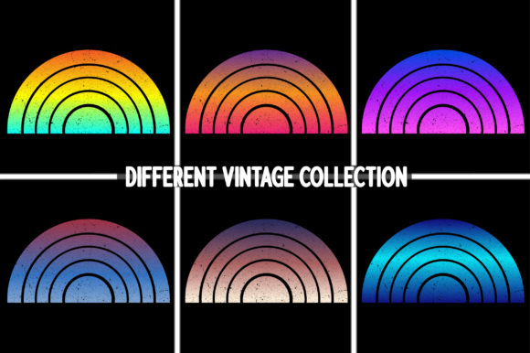 Retro Sunset Vintage Gradient Background Review