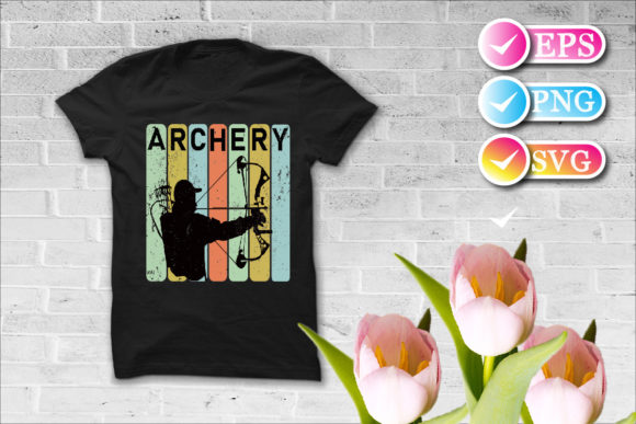 Retro Vintage Archery T-shirt Design Svg Review