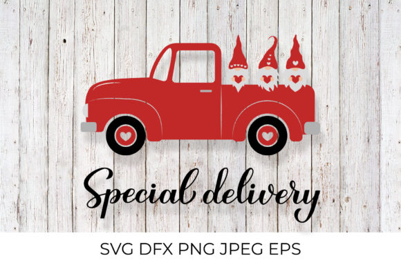 Valentines Red Retro Truck and Gnomes Review