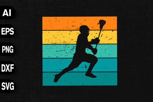 Vintage Retro Lacrosse Player Review